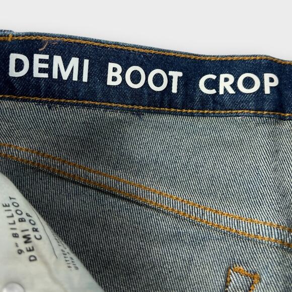 J.Crew Billie Demi-Boot Crop Jean in Lantern Wash Size 27 - Picture 3 of 8